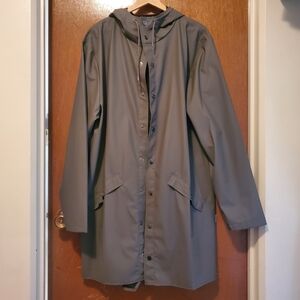 Rains Black and Gray Jacket
